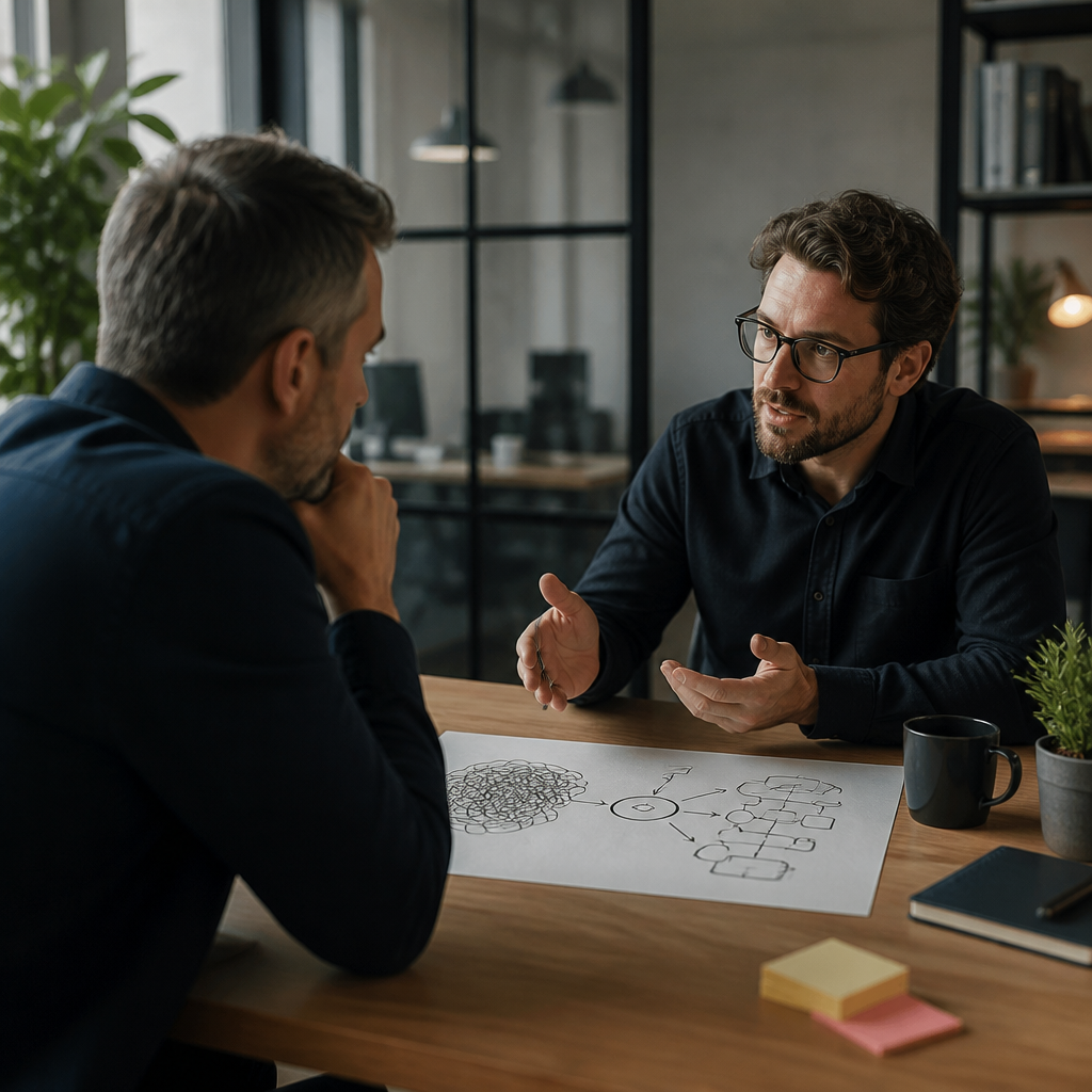 A professional image representing simplified business operations